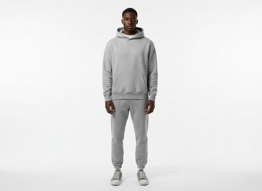 Premium Essential Fleece Hoodie and Jogger Tracksuit