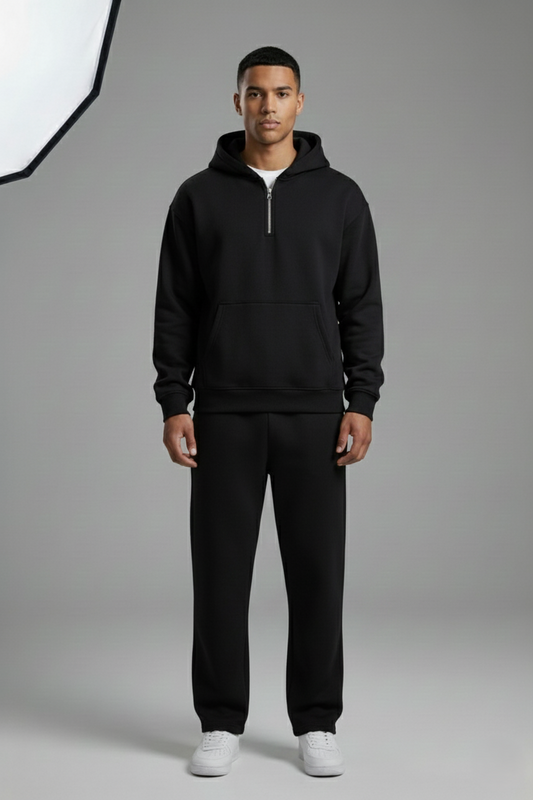 Cozy Men's Black Tracksuit